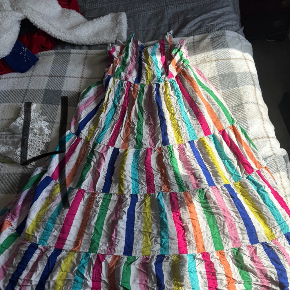 Colorful Striped Dress